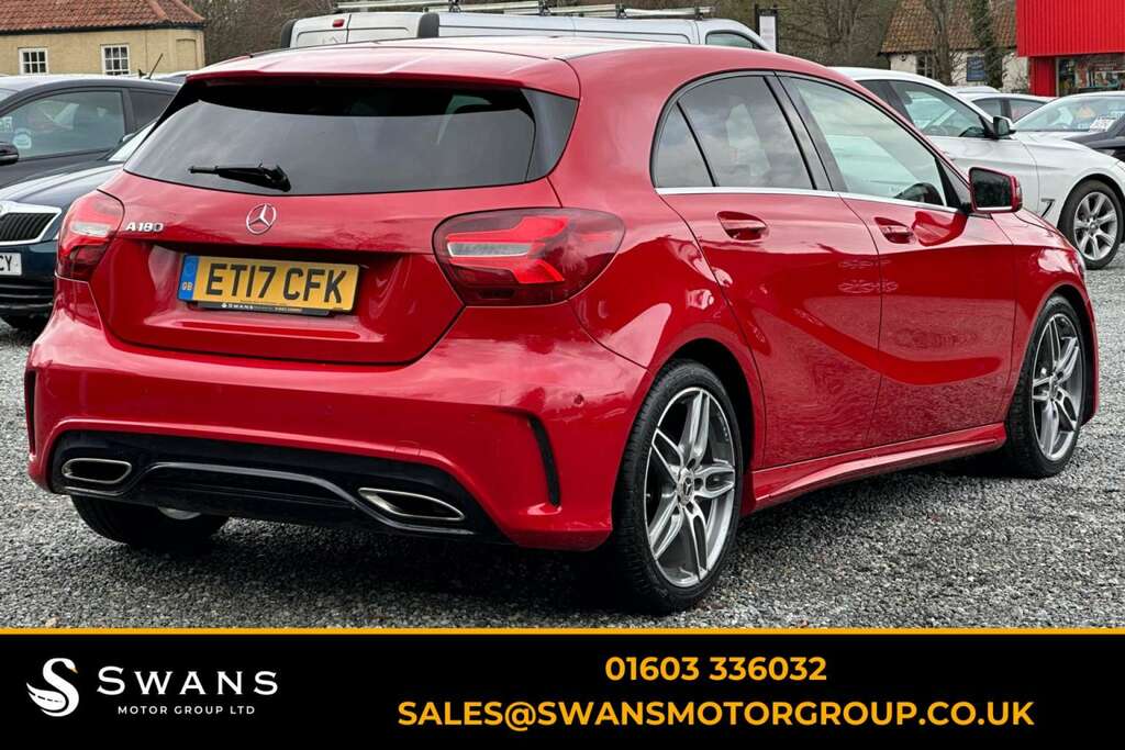 Mercedes-Benz A Class Hatchback Amg Line A180 1.6 H ET17CFK Red #3