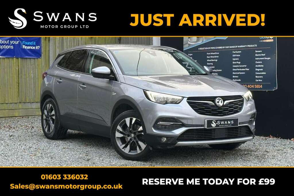 Vauxhall Grandland X Suv 1.6 Turbo D Blueinjection Sport Nav Grey Manua Grey