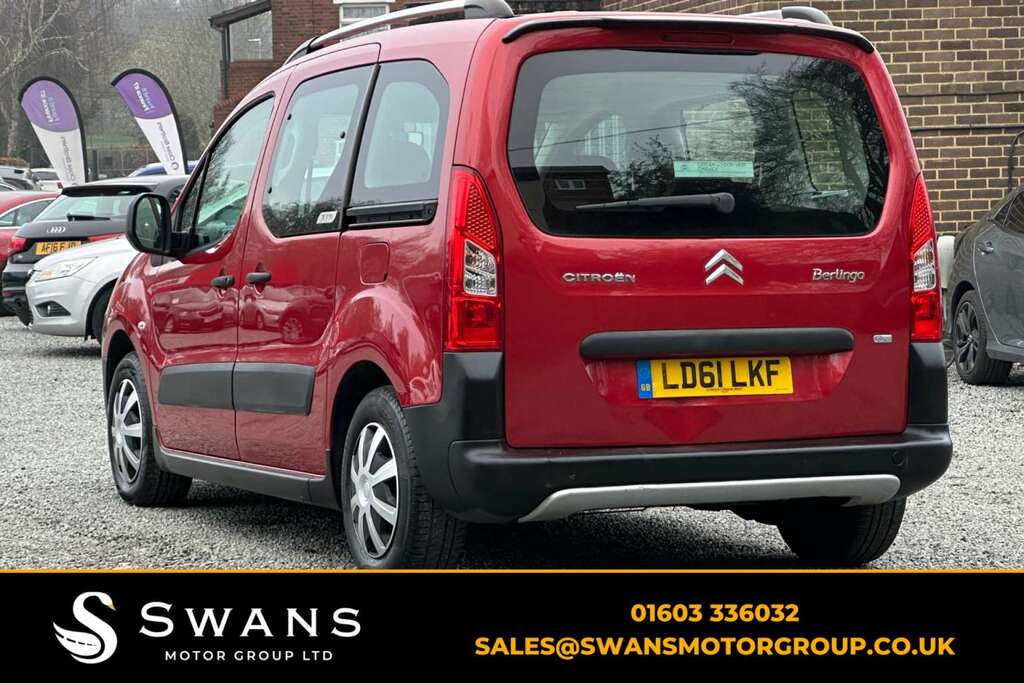 Citroen Berlingo Mpv 1.6 E-hdi Airdream Xtr Red 2011 2 LD61LKF Red #3