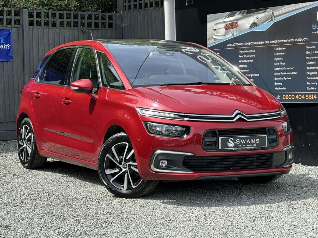 Citroen C4 SpaceTourer Mpv 1.6 Bluehdi Flair Red 2018 2018 Red #4
