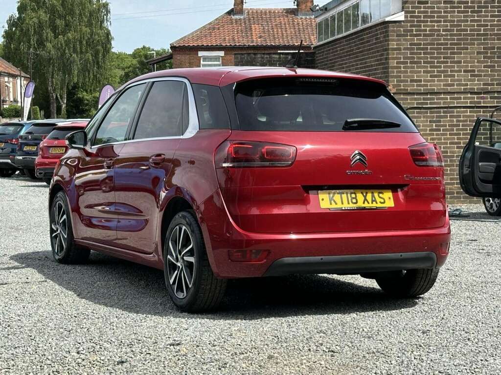 Citroen C4 SpaceTourer Mpv 1.6 Bluehdi Flair Red 2018 2018 Red #5