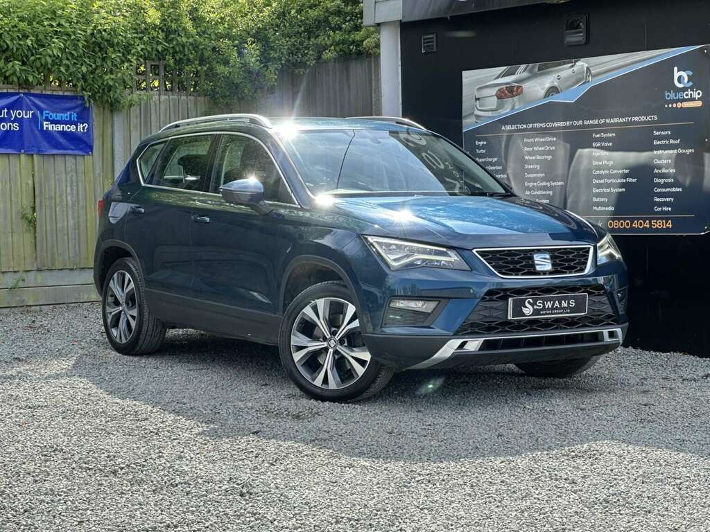 Seat Ateca Suv 1.0 Tsi Ecomotive Se Technology Blue Pe BL67VKF Blue #3