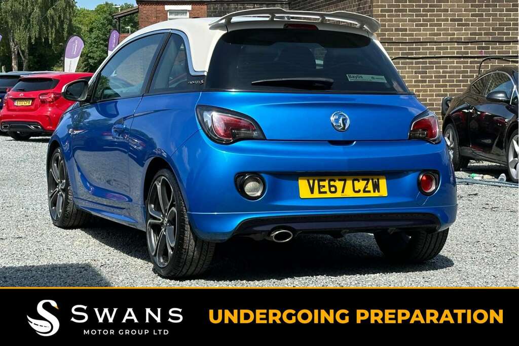 Vauxhall Adam Hatchback 1.4 I Turbo S Blue 2017 2 VE67CZW Blue #3