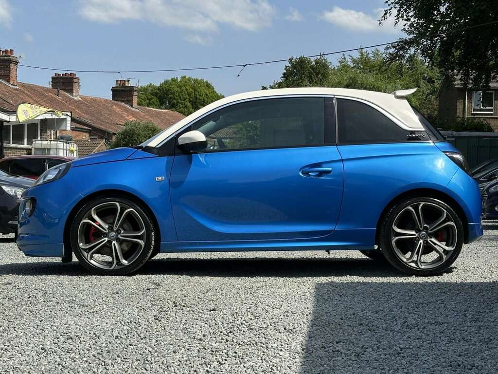Vauxhall Adam Hatchback 1.4 I Turbo S Blue 2017 2 VE67CZW Blue #6