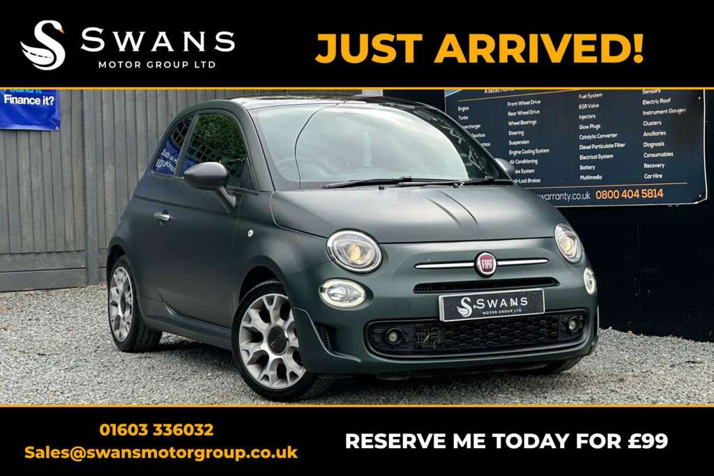 Fiat 500 Hatchback 0.9 0.9 Twinair 85Hp Rockstar 201969 Green