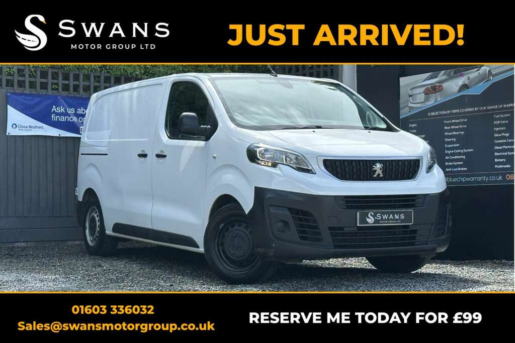 Peugeot Expert Panel Van 1.5 Bluehdi 1000 Professional White Manu White