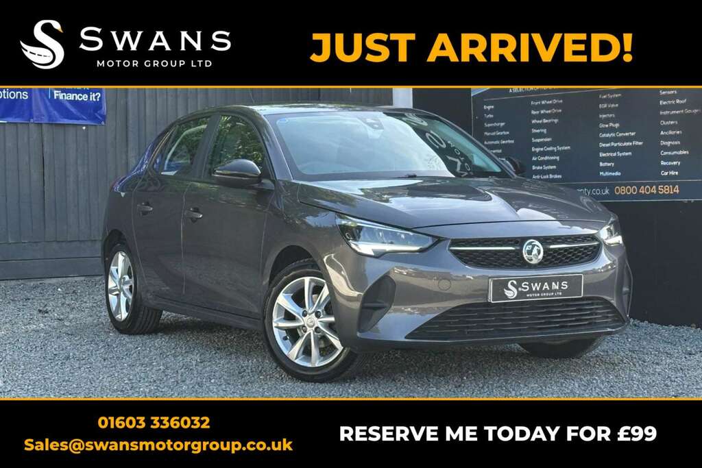 Vauxhall Corsa Hatchback 1.2 Se Nav Grey 2020 2020 AF70JVC Grey