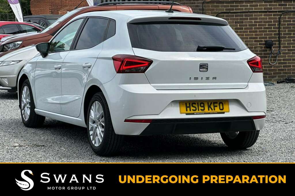 Seat Ibiza Hatchback 1.0 Mpi Se Technology White Petro HS19KFO White #3