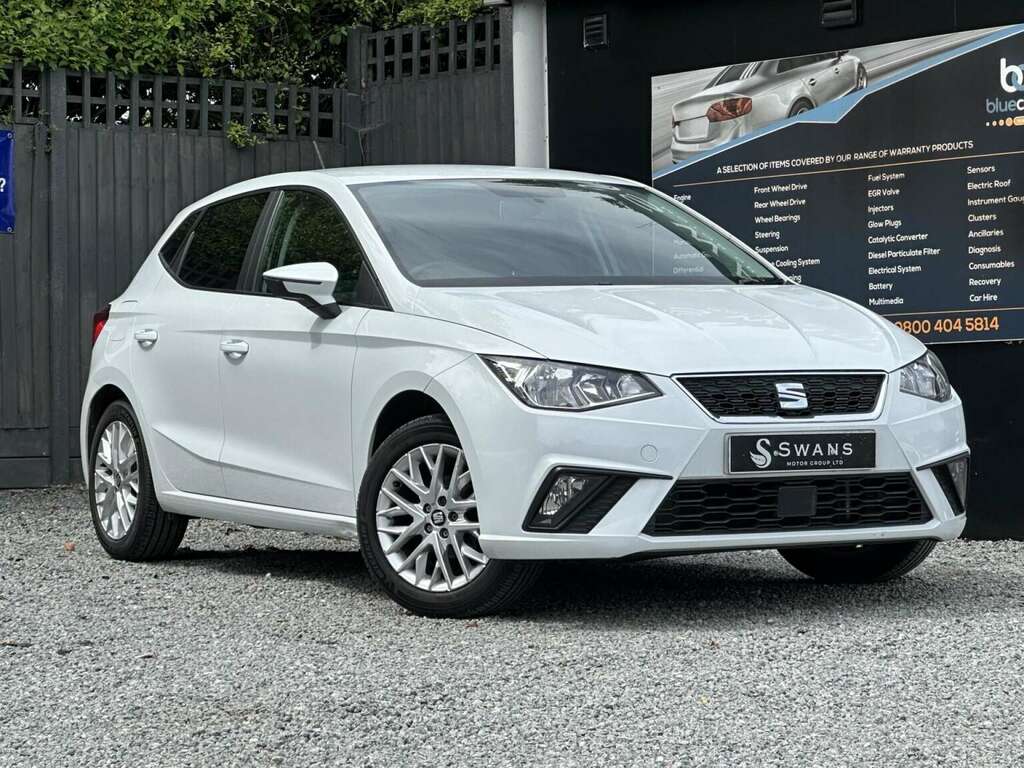 Seat Ibiza Hatchback 1.0 Mpi Se Technology White Petro HS19KFO White #6