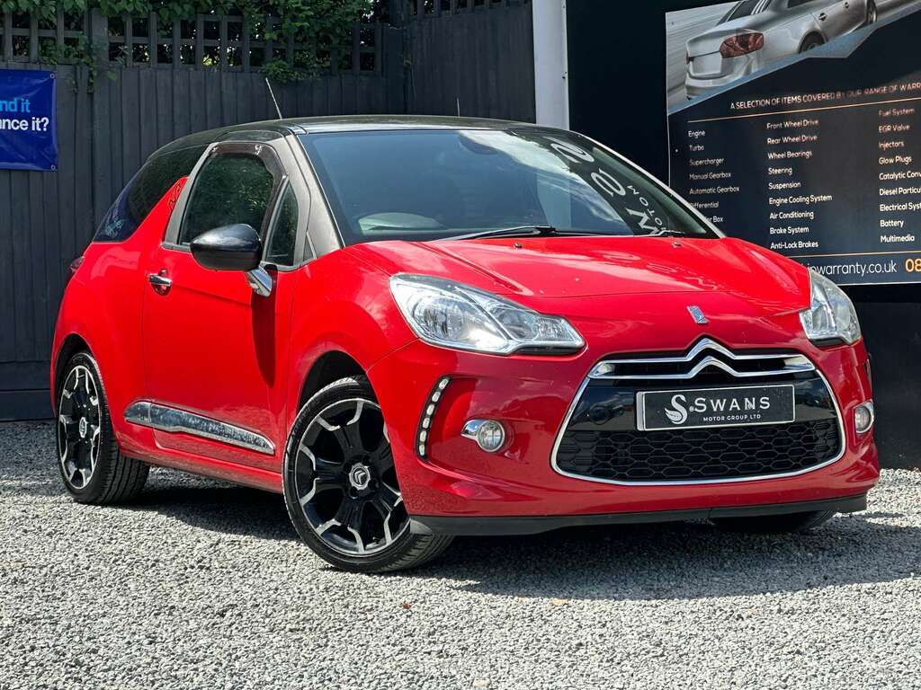 Citroen DS3 Hatchback 1.6 E-hdi Airdream Dstyle Plus 201262 AO62GXY Red #4