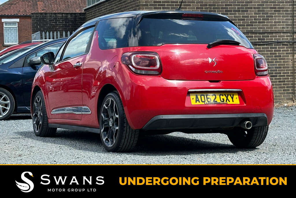 Citroen DS3 Hatchback 1.6 E-hdi Airdream Dstyle Plus 201262 AO62GXY Red #3