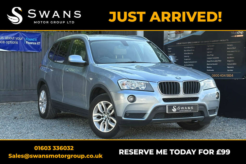 BMW X3 Suv 2.0 X3 Xdrive 20D Se 4Wd 2012 Blue