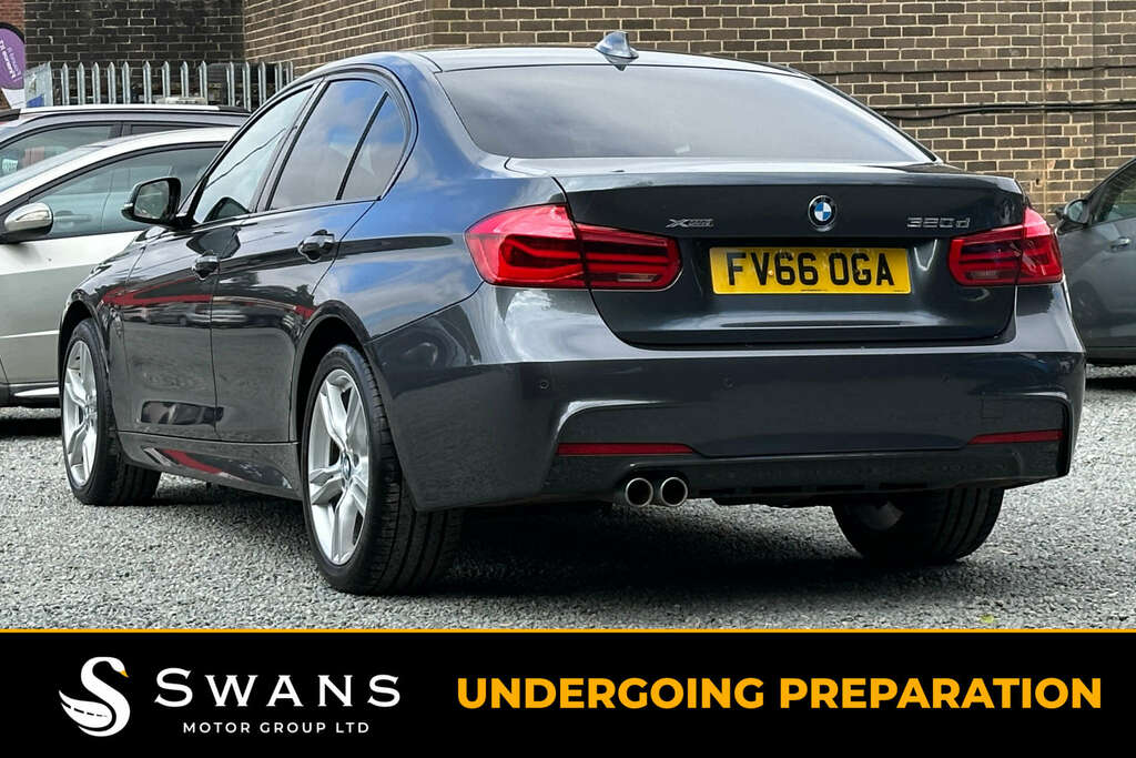 BMW 3 Series Saloon 2.0 320D M Sport Saloon X FV66OGA Grey #3