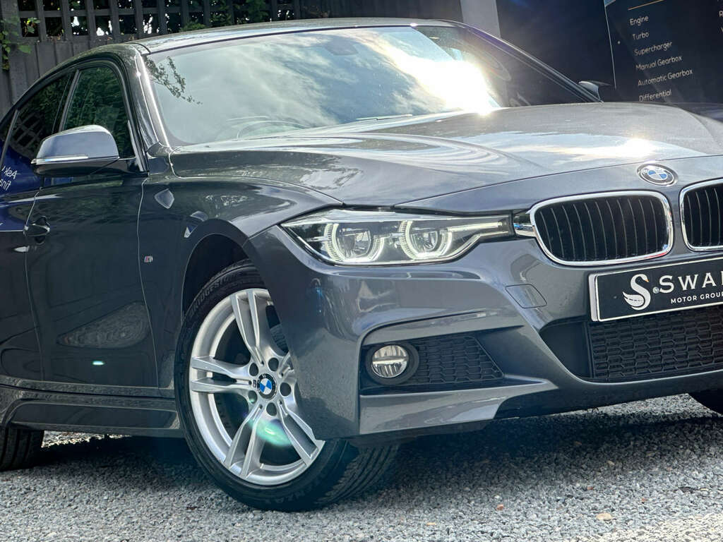 BMW 3 Series Saloon 2.0 320D M Sport Saloon X FV66OGA Grey #4