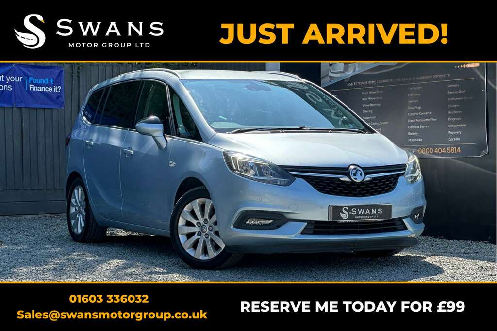 Vauxhall Zafira Tourer 1.6 Cdti Ecoflex Tech Line Mpv E Silver