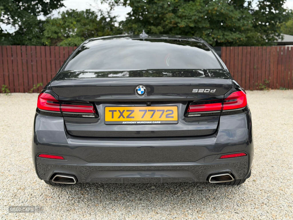 BMW 5 Series 520D Mht M Sport Step TXZ7772 Grey #5