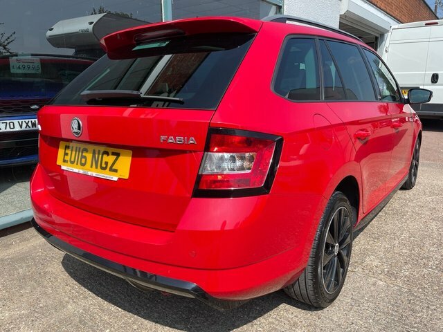 Skoda Fabia 1.4 Tdi Monte Carlo Estate Dsg Euro 6 Red #3