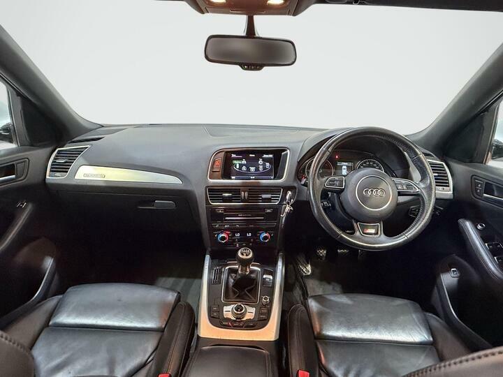 Audi Q5 2.0 Tdi S Line Plus Quattro Euro 5 Ss White #5