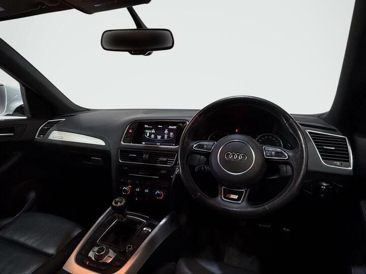 Audi Q5 2.0 Tdi S Line Plus Quattro Euro 5 Ss White #3