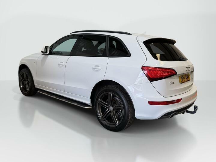 Audi Q5 2.0 Tdi S Line Plus Quattro Euro 5 Ss White #2