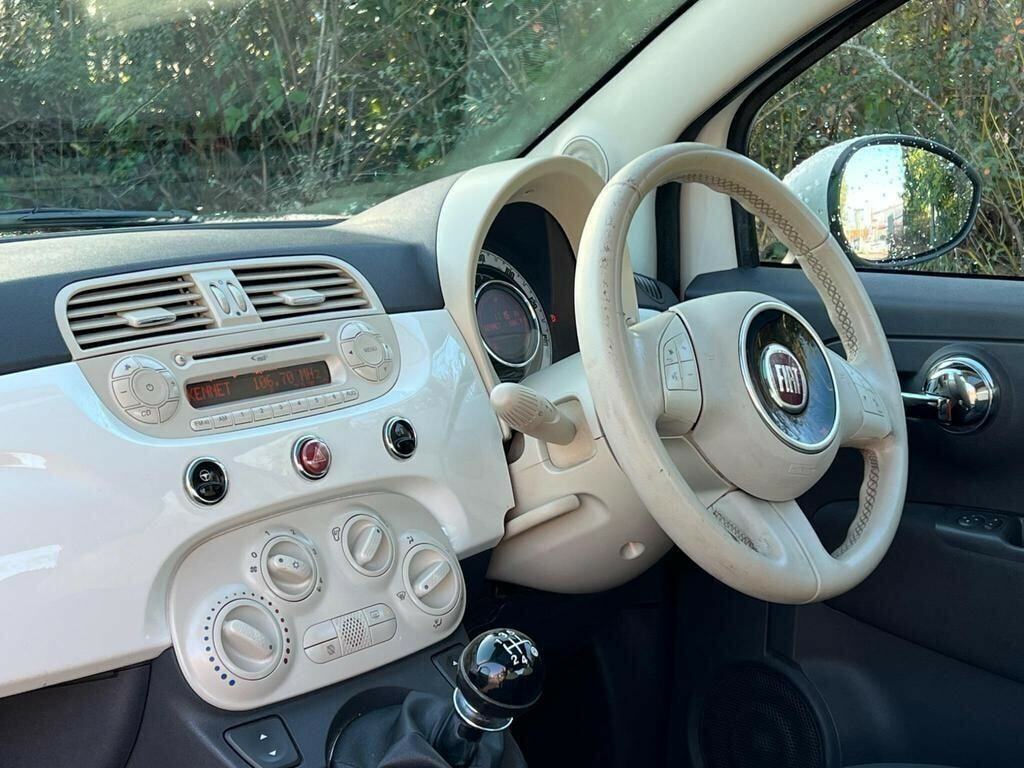 Fiat 500 1.2 Lounge Euro 4 HF63KVD White #5