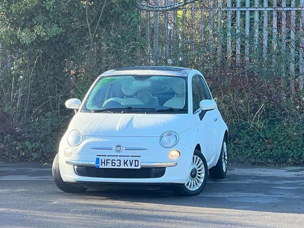 Fiat 500 1.2 Lounge Euro 4 HF63KVD White #2
