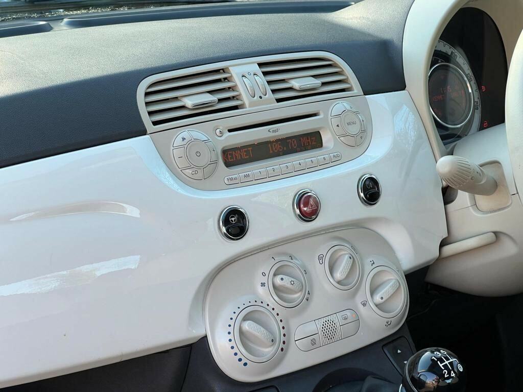 Fiat 500 1.2 Lounge Euro 4 HF63KVD White #6