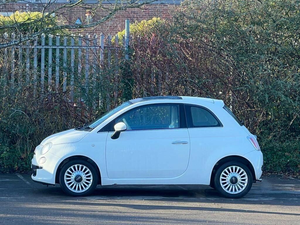 Fiat 500 1.2 Lounge Euro 4 HF63KVD White #4