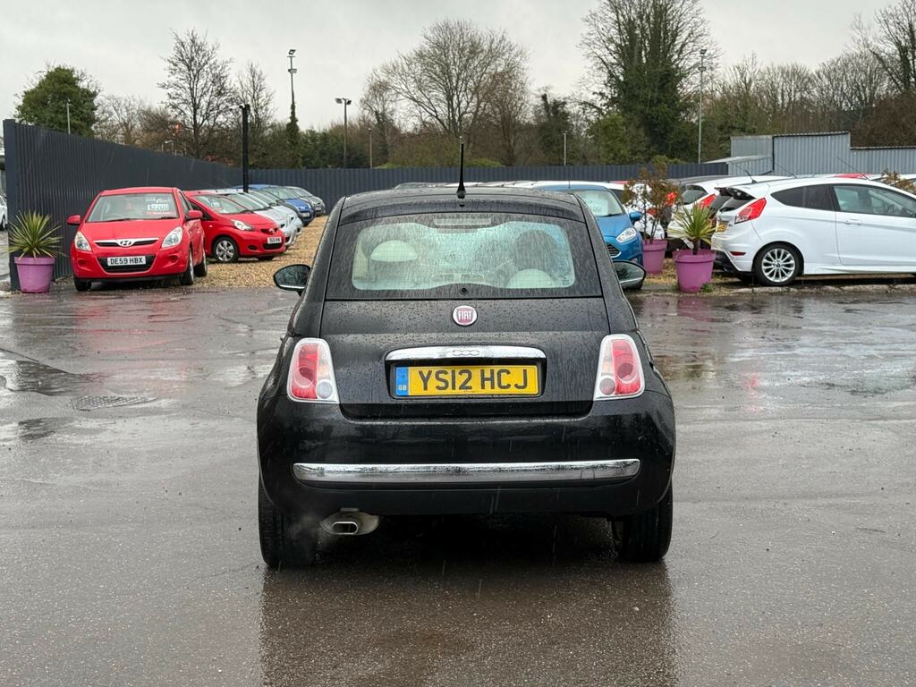 Fiat 500 1.2 Lounge Euro 5 Ss YS12HCJ Black #6