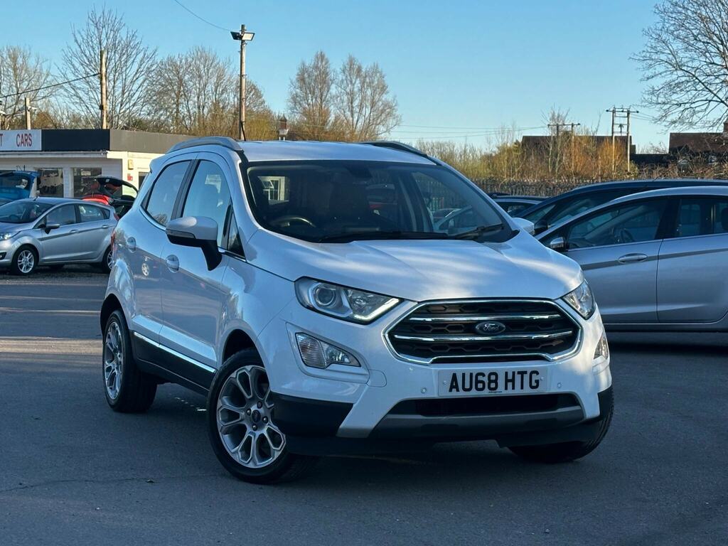 Ford Ecosport 1.0T Ecoboost Titanium Euro 6 Ss White