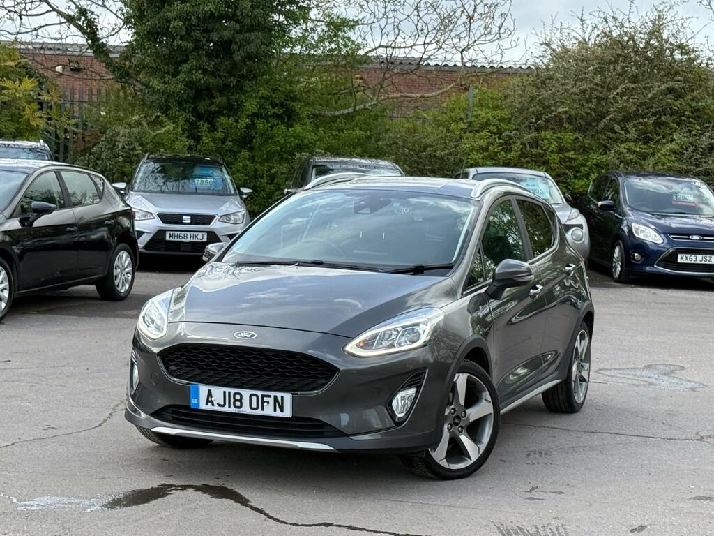 Ford Fiesta 1.0T Ecoboost Active X Euro 6 Ss AJ18OFN Grey #3