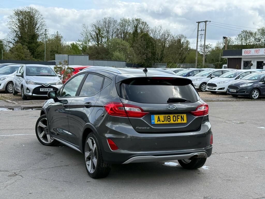 Ford Fiesta 1.0T Ecoboost Active X Euro 6 Ss AJ18OFN Grey #5