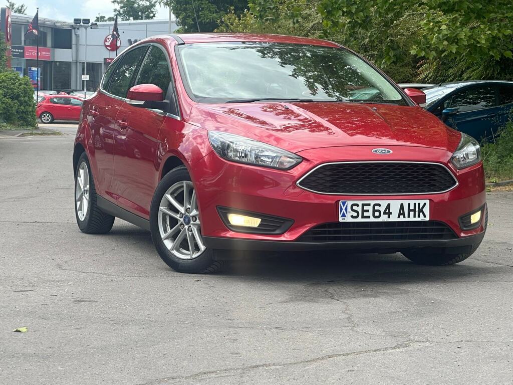 Ford Focus 1.0T Ecoboost Zetec Euro 6 Ss SE64AHK Red