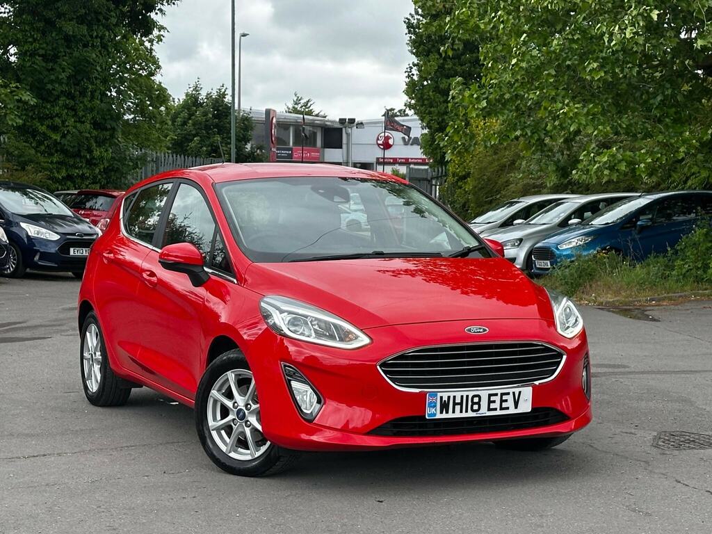 Ford Fiesta 1.0T Ecoboost Zetec Euro 6 Ss Red