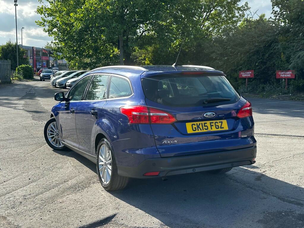 Ford Focus 1.0T Ecoboost Titanium X Euro 6 Ss GK15FGZ Blue #4