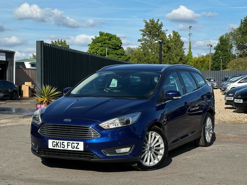 Ford Focus 1.0T Ecoboost Titanium X Euro 6 Ss GK15FGZ Blue #3
