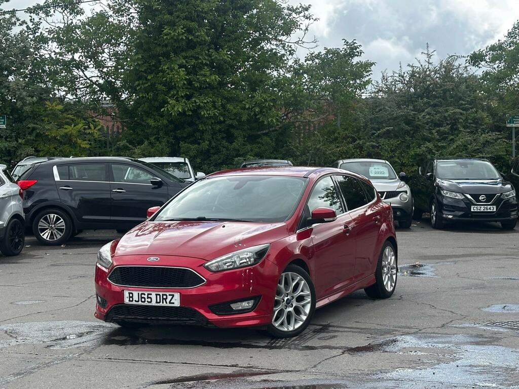Ford Focus 1.0T Ecoboost Zetec S Euro 6 Ss BJ65DRZ Red #3