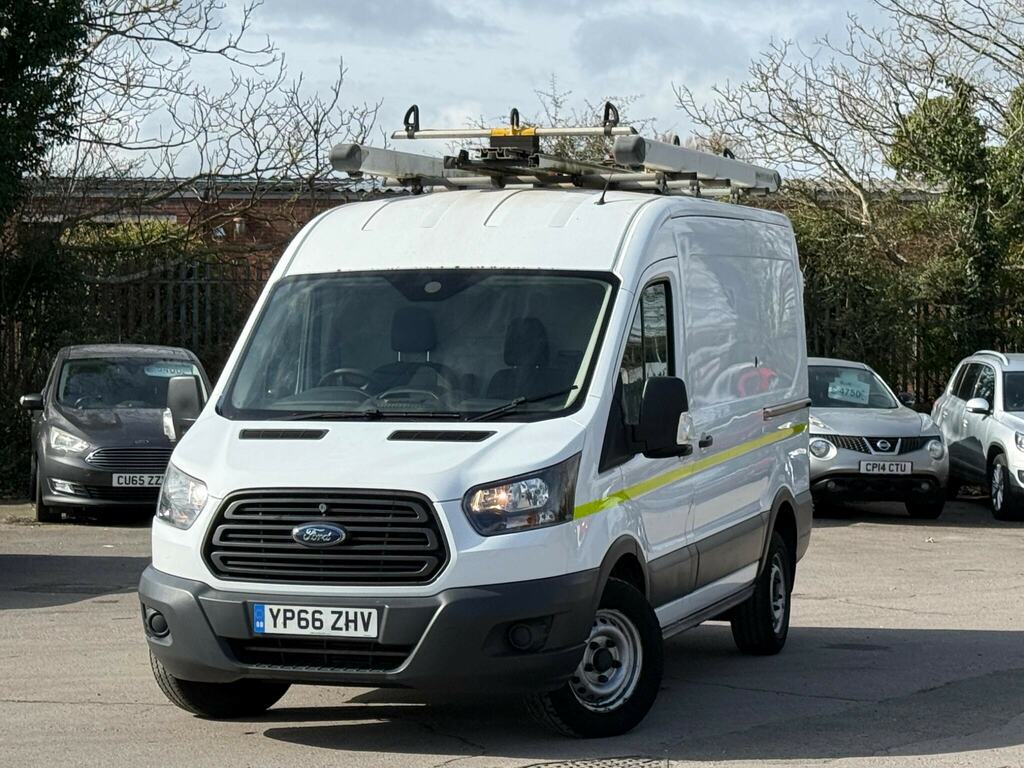 Ford Transit Custom 2.0 350 Ecoblue Fwd L2 H2 Euro 6 YP66ZHV White #3