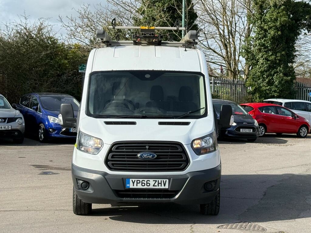 Ford Transit Custom 2.0 350 Ecoblue Fwd L2 H2 Euro 6 YP66ZHV White #2