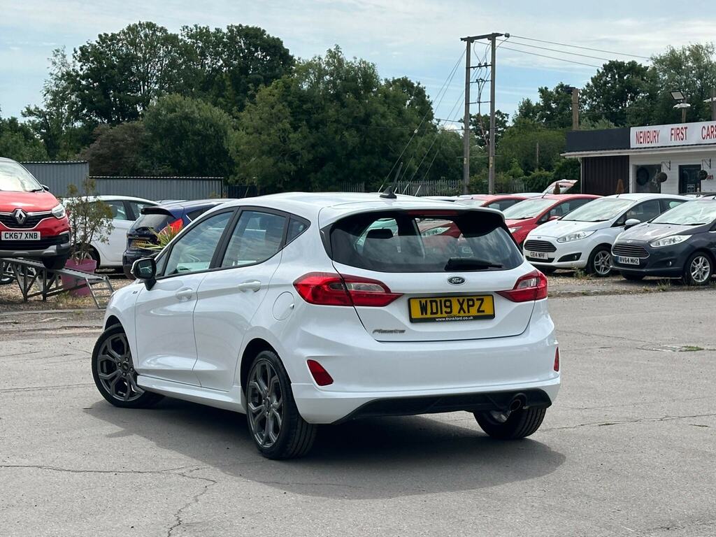 Ford Fiesta 1.0T Ecoboost St-line Euro 6 Ss White #4