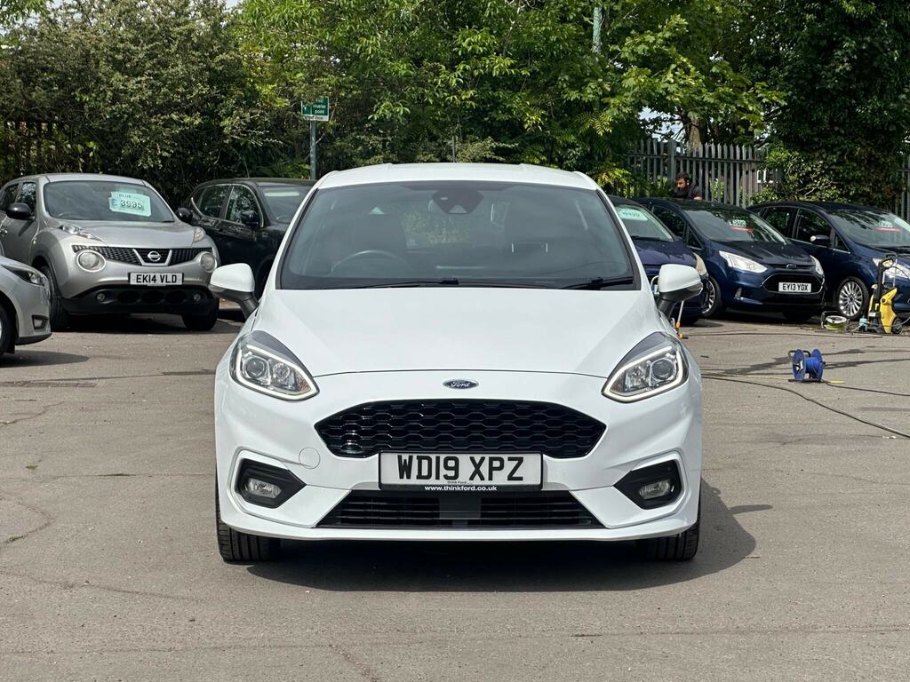Ford Fiesta 1.0T Ecoboost St-line Euro 6 Ss White #2