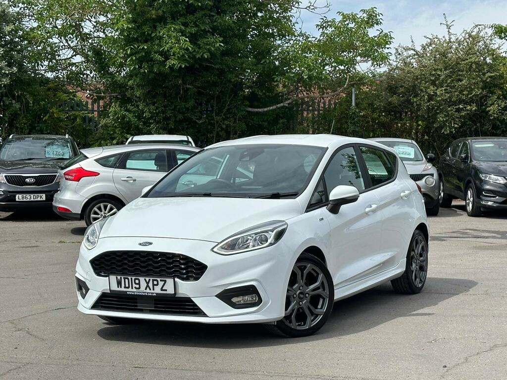 Ford Fiesta 1.0T Ecoboost St-line Euro 6 Ss White #3