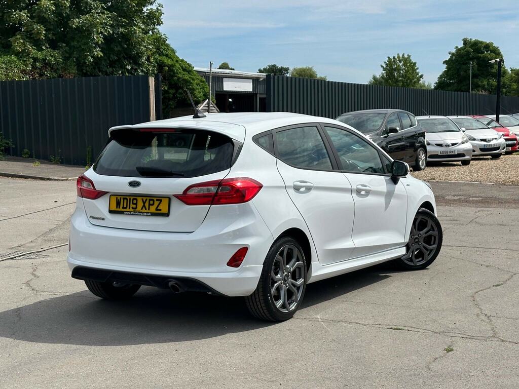 Ford Fiesta 1.0T Ecoboost St-line Euro 6 Ss White #6