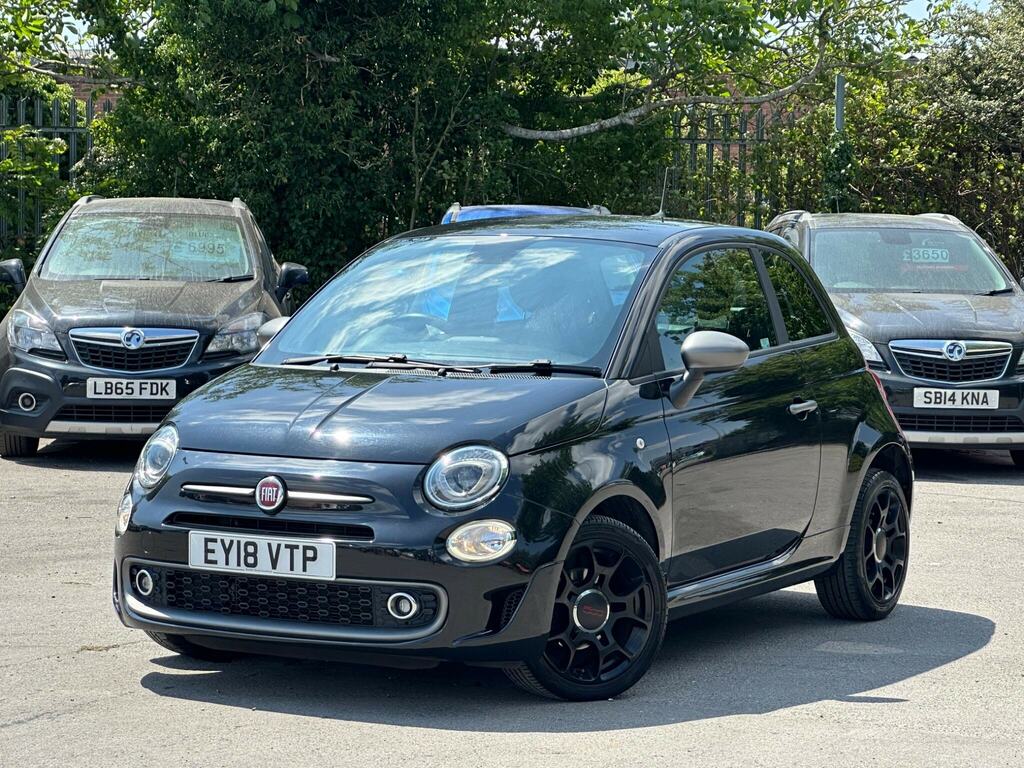 Fiat 500 1.2 S Euro 6 Ss EY18VTP Black #3