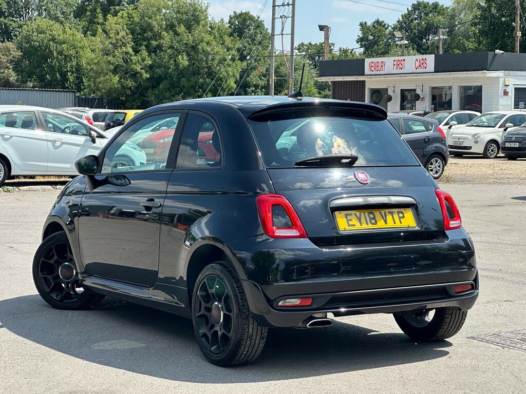 Fiat 500 1.2 S Euro 6 Ss EY18VTP Black #4