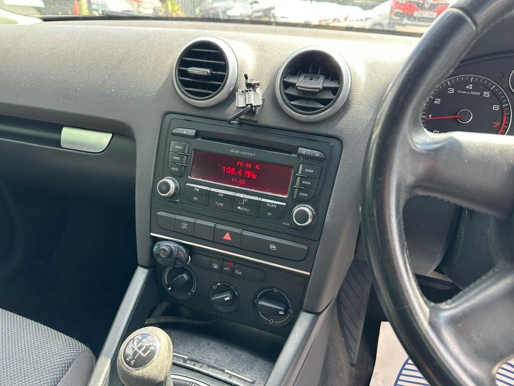 Audi A3 1.6 Mpi Convertible 101 Bhp Black #11