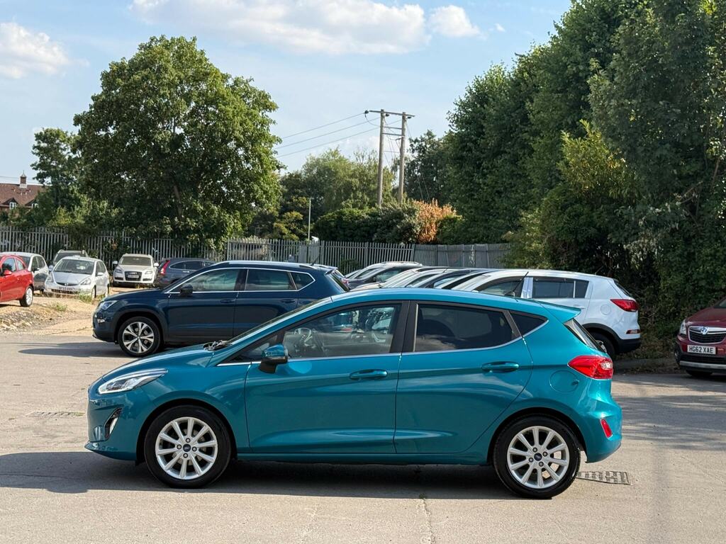 Ford Fiesta 1.0T Ecoboost Titanium Euro 6 Ss EY18YJE Blue #4