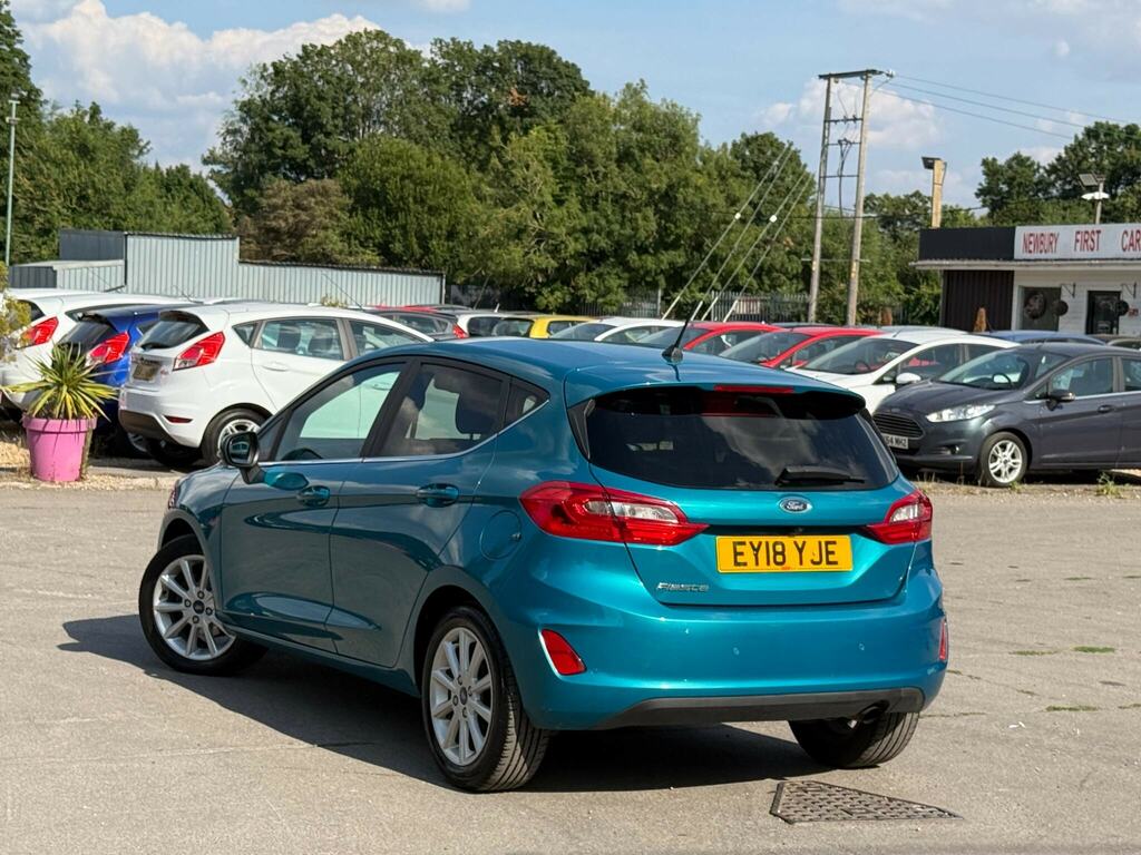Ford Fiesta 1.0T Ecoboost Titanium Euro 6 Ss EY18YJE Blue #5