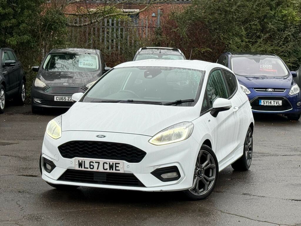 Ford Fiesta 1.0T Ecoboost St-line Euro 6 Ss White #3