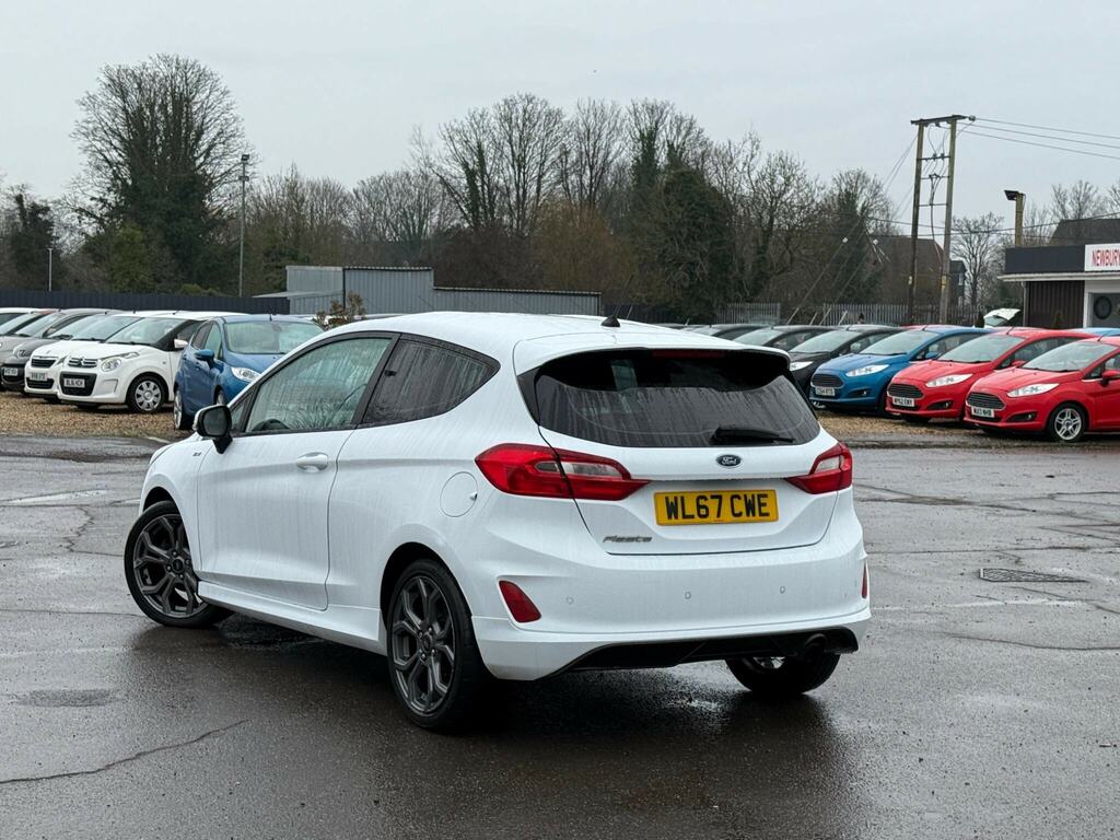 Ford Fiesta 1.0T Ecoboost St-line Euro 6 Ss White #5